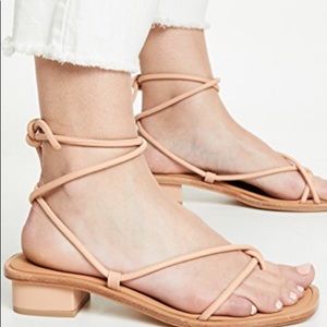 LOQ Ara leather sandals tan
